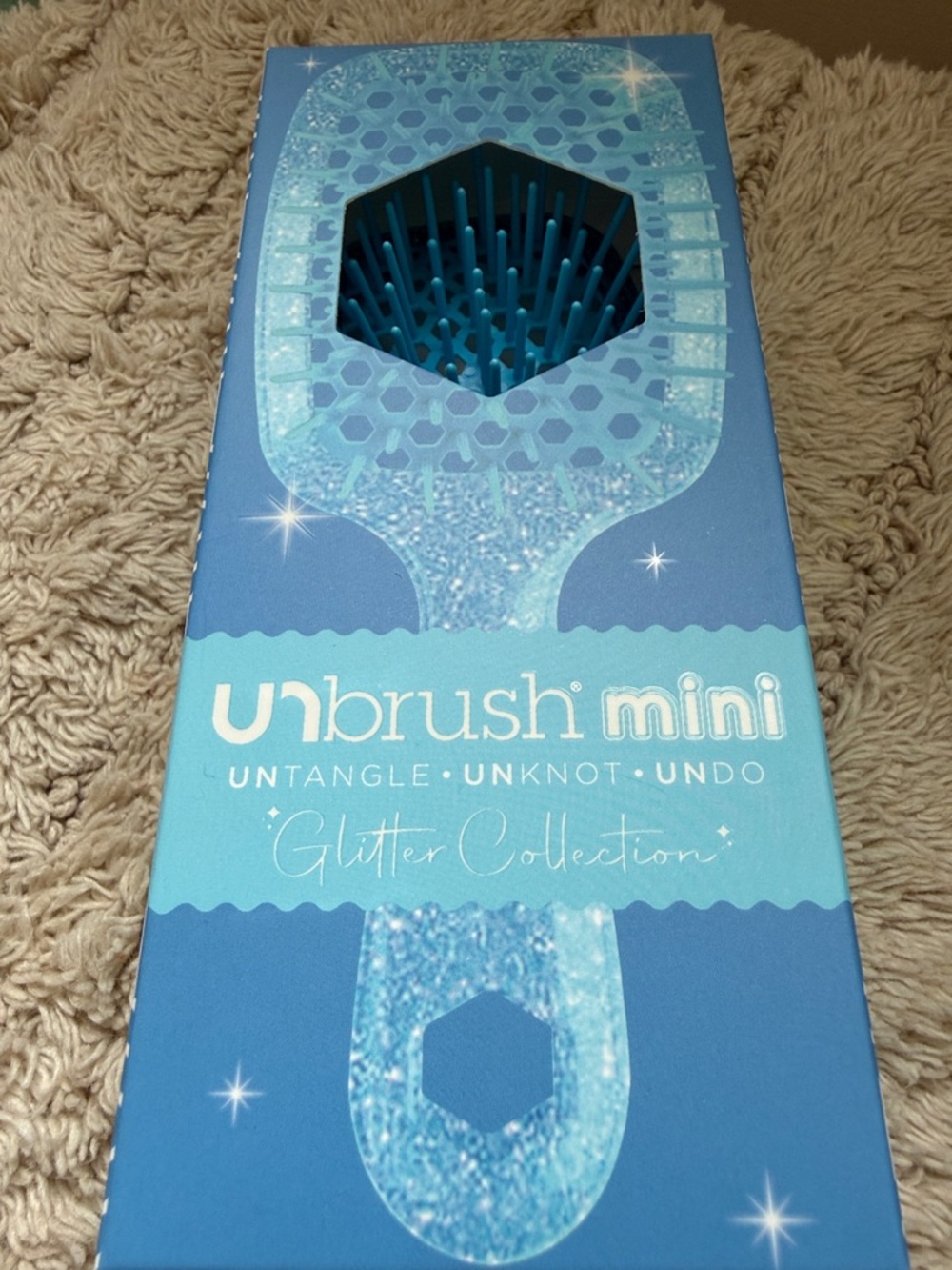 unbrush mini Glitter Detangling Brush *NEW* - Picture 2 of 5